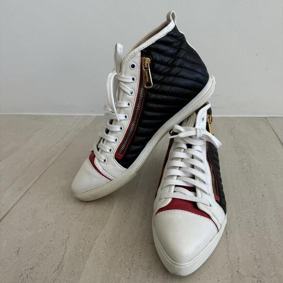 Miu Miu | Prada High-Top Sneakers Size 38.5 US 8 - Picture 3 of 14